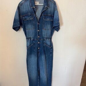 We The Free Free People Denim Jumpsuit